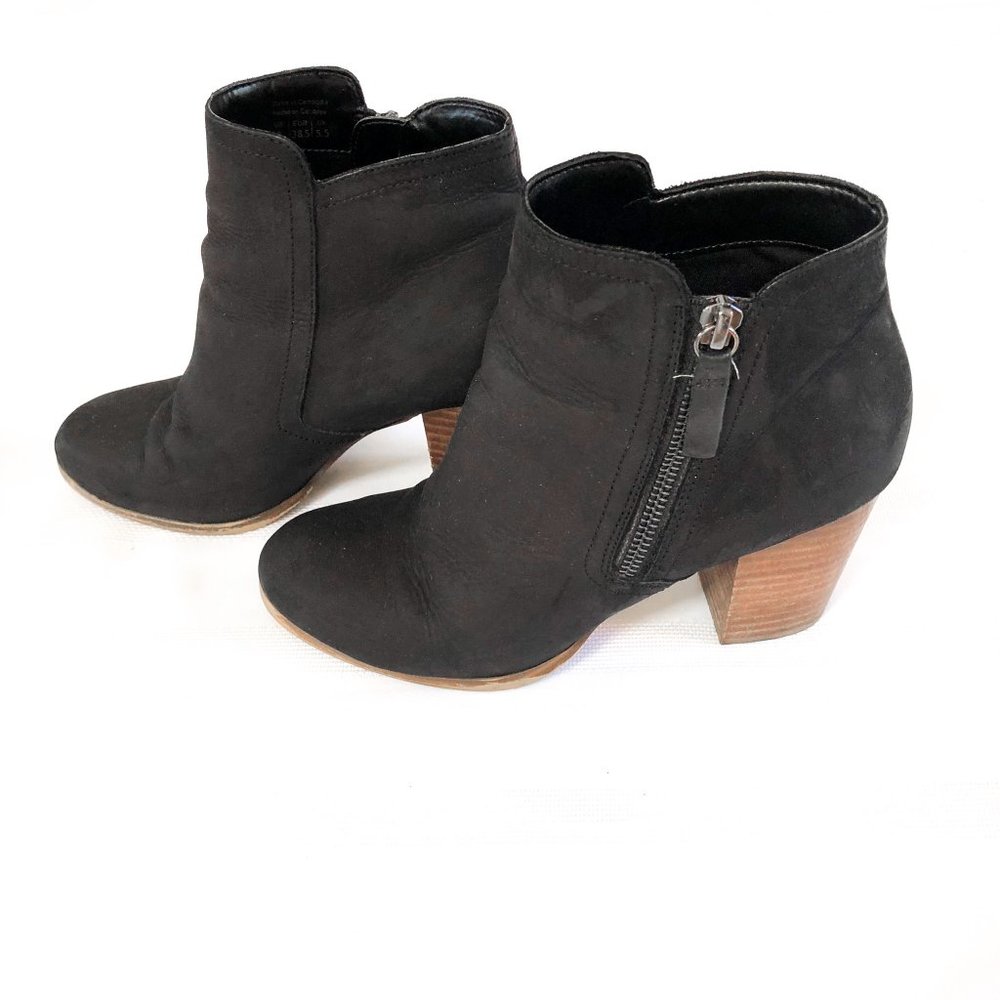 ALDO | Black Suede Ankle Boots